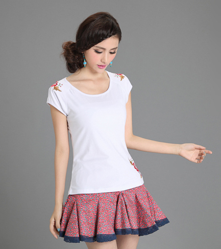 ST-669 Stylish Top White