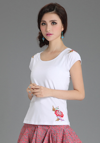 ST-669 Stylish Top White