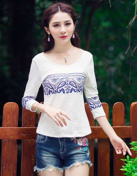 ST-670 Pretty Top White