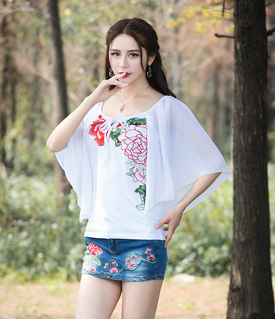 ST-671 Lovely Blouse White