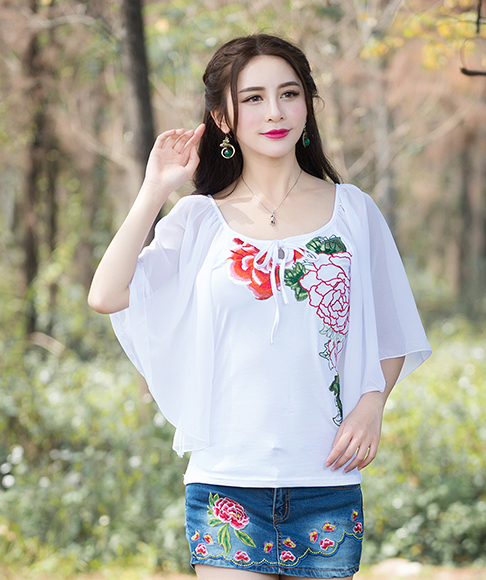 ST-671 Lovely Blouse White