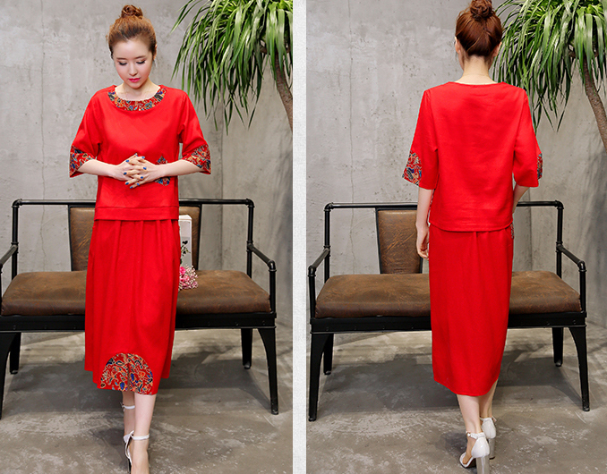 ST-672 Fashion Top Red