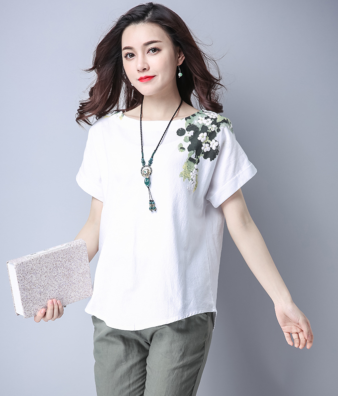 ST-673 Trendy Top White