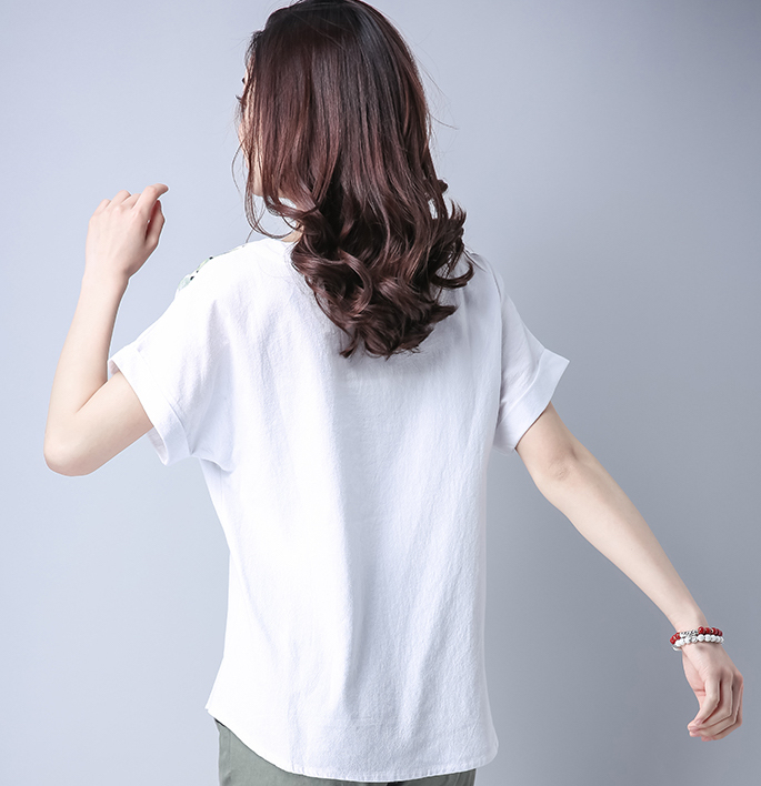ST-673 Trendy Top White