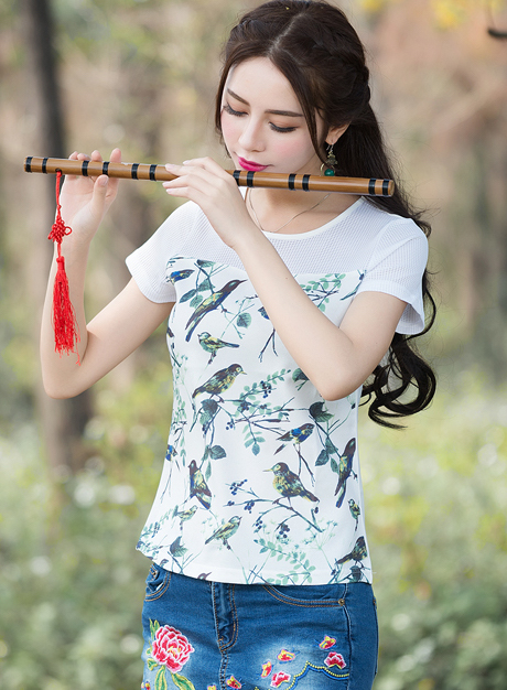 ST-674 Fashion Top White