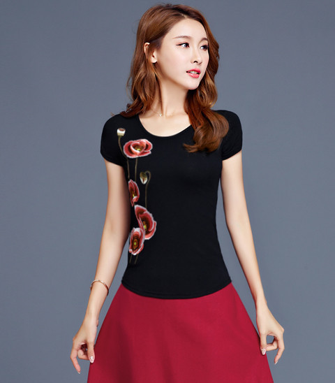 ST-683 Stylish Top Black