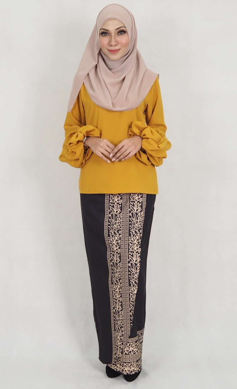 SW5134 Fashion Baju Kurung Mustard