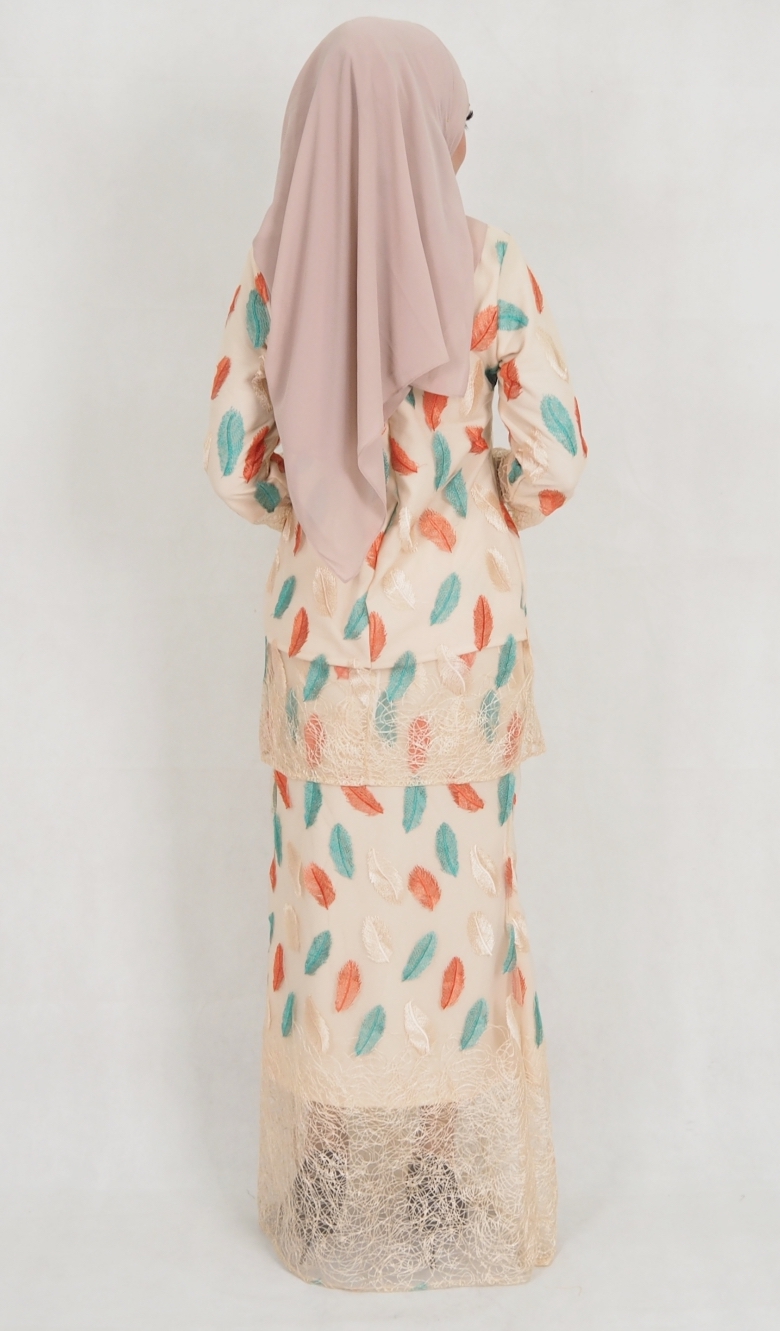 SW5144 Charming Baju Kurung Cream