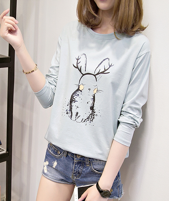 ZL728 Fashion Top Light Blue