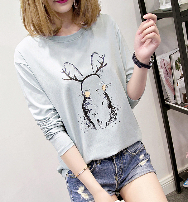 ZL728 Fashion Top Light Blue