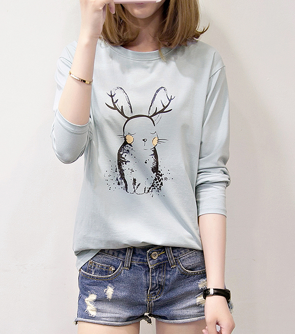 ZL728 Fashion Top Light Blue