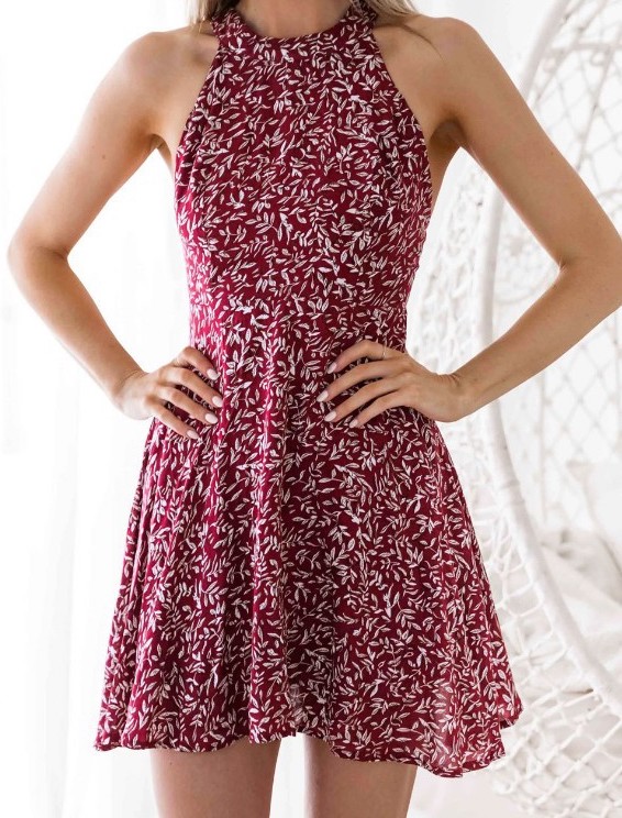 ZL729 Lovely Dress Red