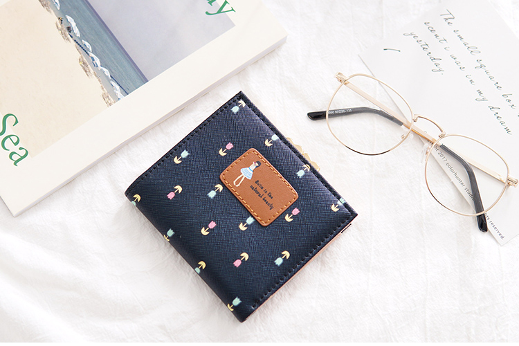 ZL730 Cute Girl Wallet Black