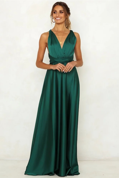 ZL738 Lovely Dress Green