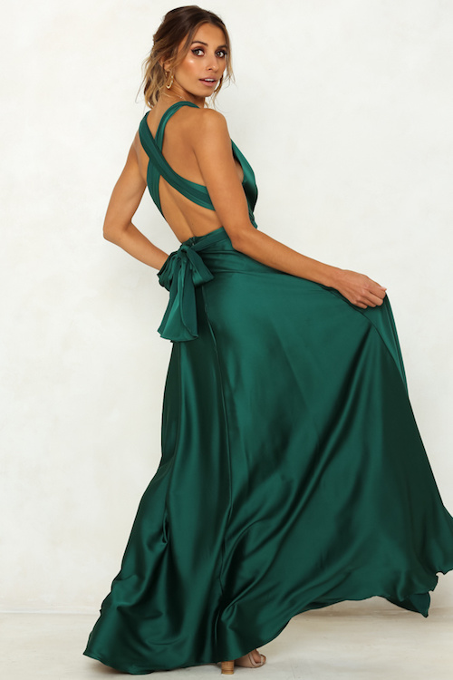 ZL738 Lovely Dress Green