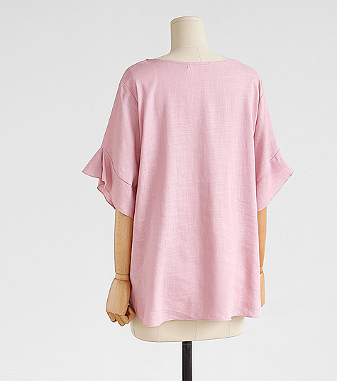ZL748 Charming Top Pink