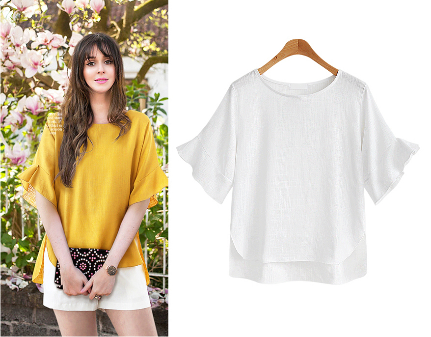 ZL748 Charming Top White