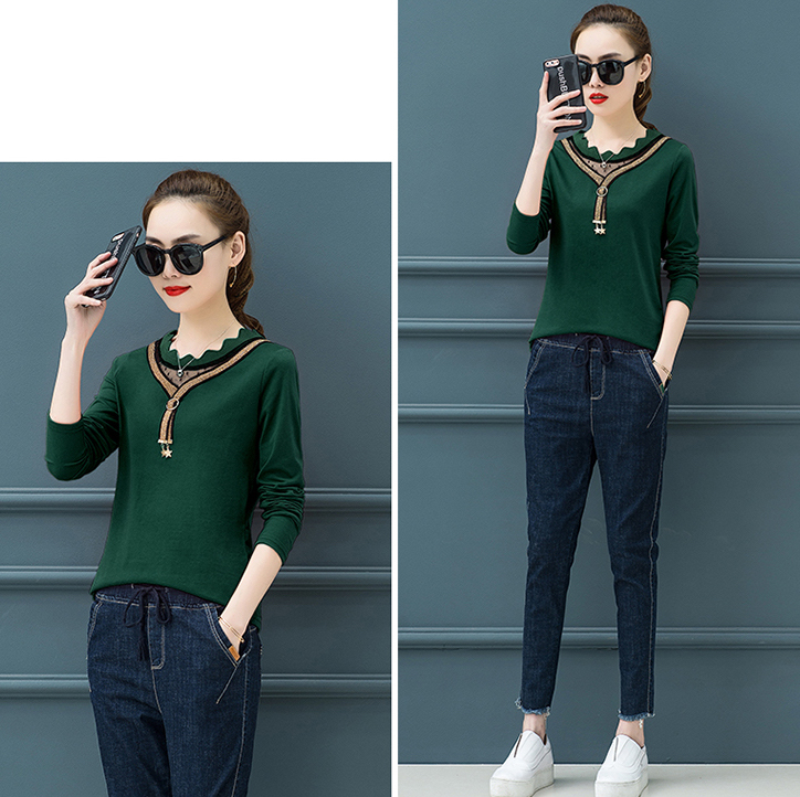 ZL750 Trendy Top Green