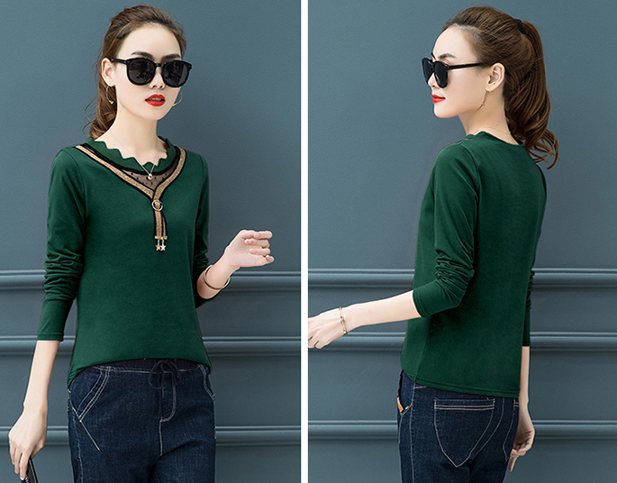 ZL750 Trendy Top Green