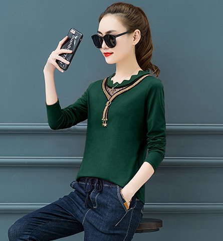 ZL750 Trendy Top Green