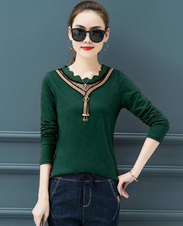 ZL750 Trendy Top Green
