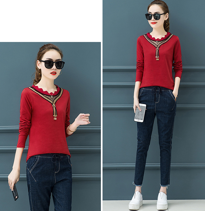 ZL750 Trendy Top Red