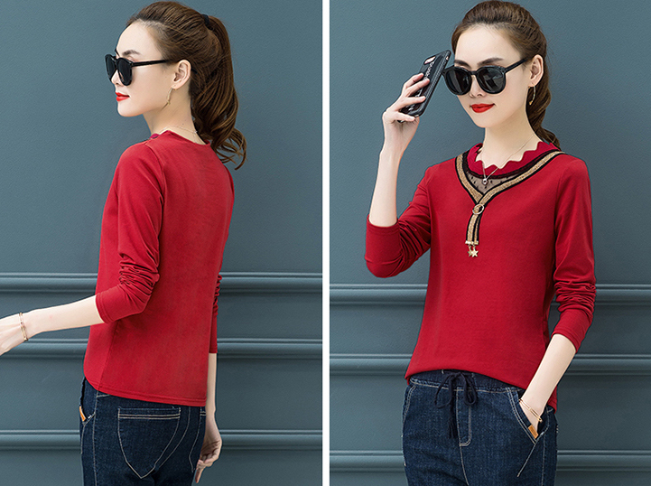 ZL750 Trendy Top Red