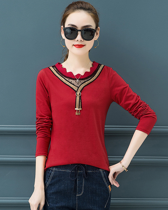 ZL750 Trendy Top Red