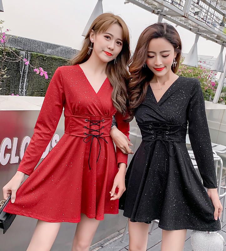 FF-145 Stylish Dress Black
