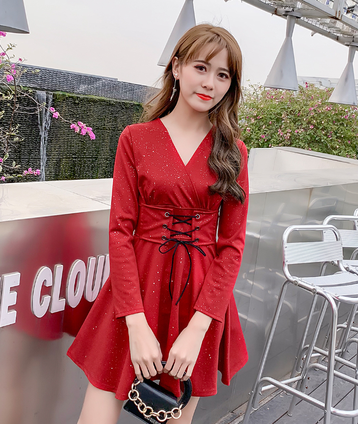 FF-145 Stylish Dress Red