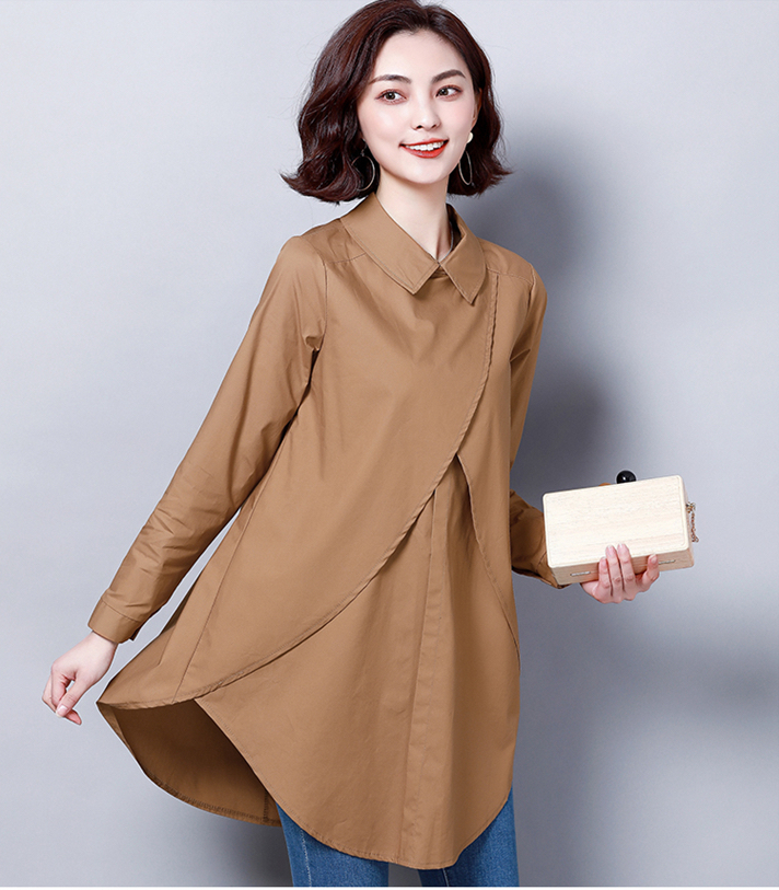 FF-149 Stylish Loose Top Khaki