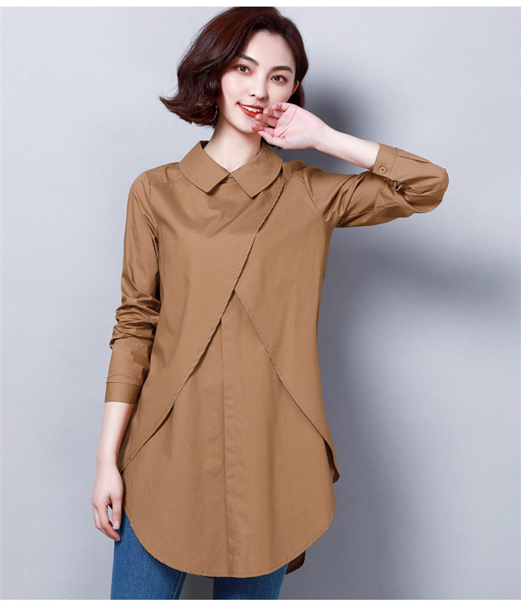 FF-149 Stylish Loose Top Khaki