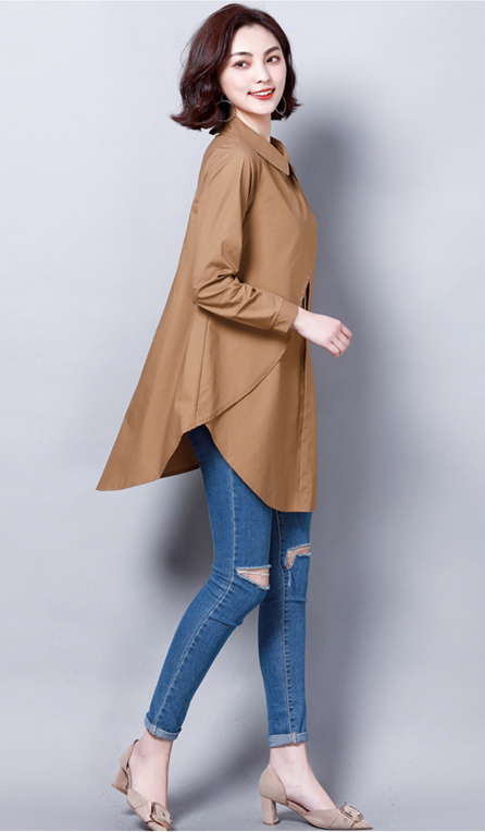 FF-149 Stylish Loose Top Khaki