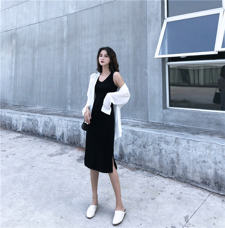 FF-157 Casual Dress Black