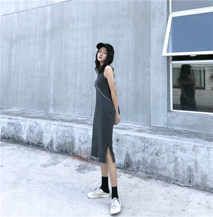 FF-157 Casual Dress Dark Grey