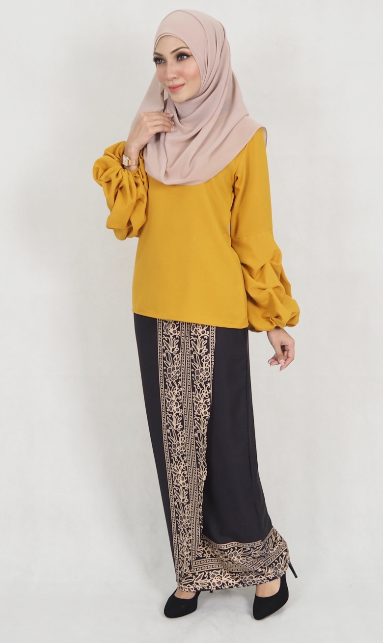 SW5150 Baju Kurung (Plus Size) Mustard