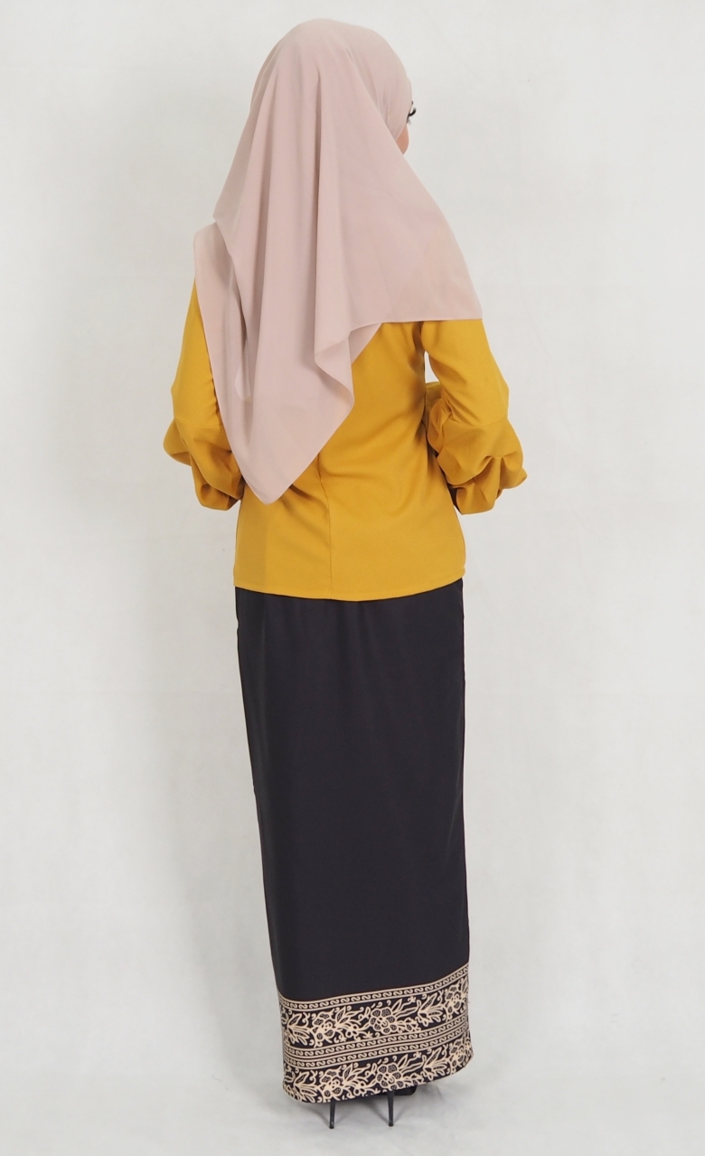 SW5150 Baju Kurung (Plus Size) Mustard