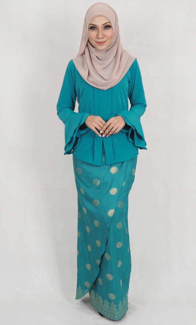 SW5156 Kebaya (Plus Size) Dark Green