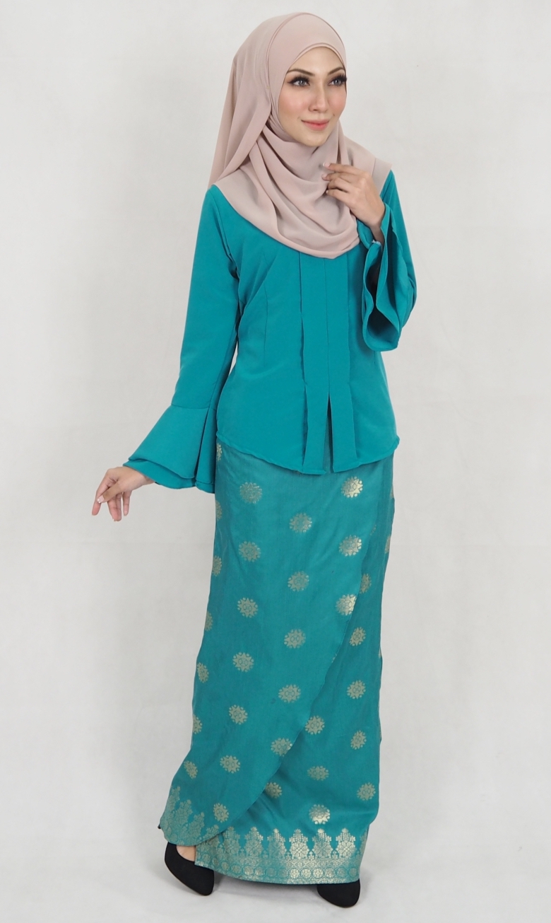 SW5156 Kebaya (Plus Size) Dark Green