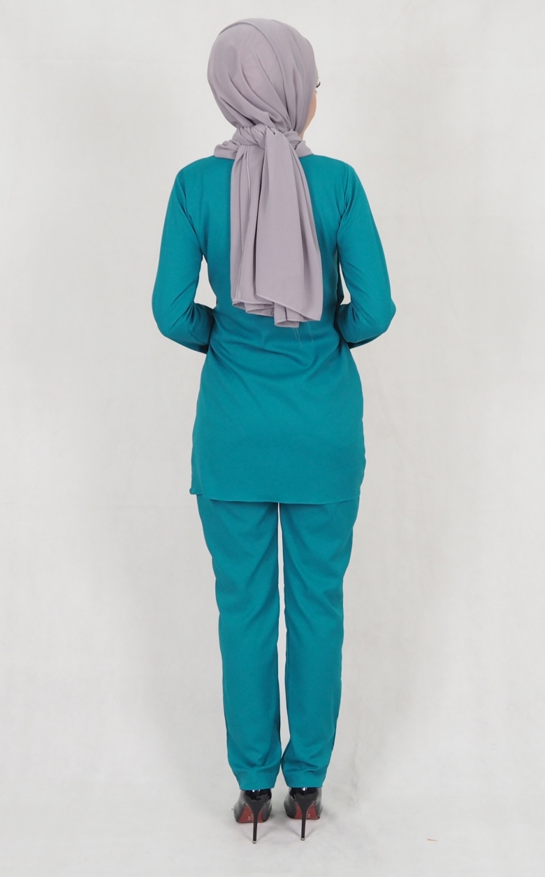 SW5157 Fashion Top & Pant Set Dark Green