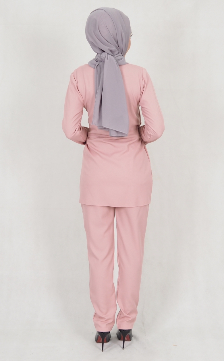 SW5157 Fashion Top & Pant Set Dusty Pink