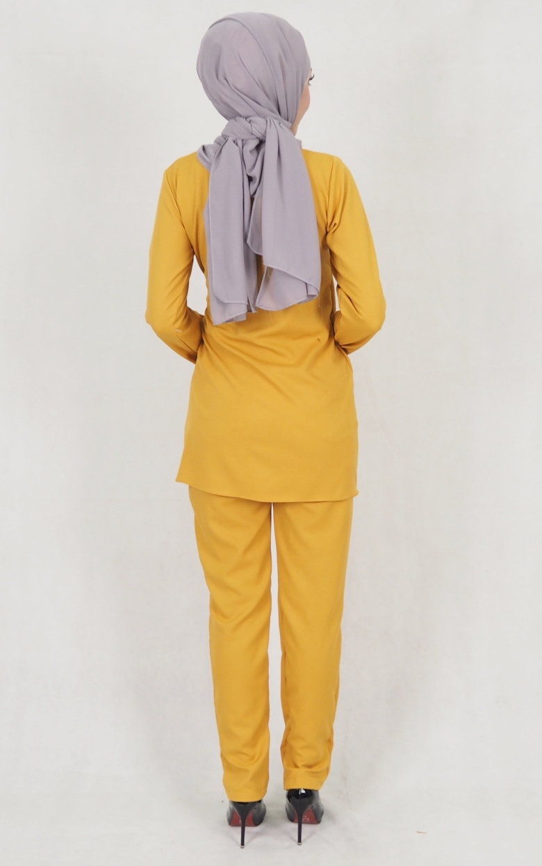 SW5157 Fashion Top & Pant Set Mustard