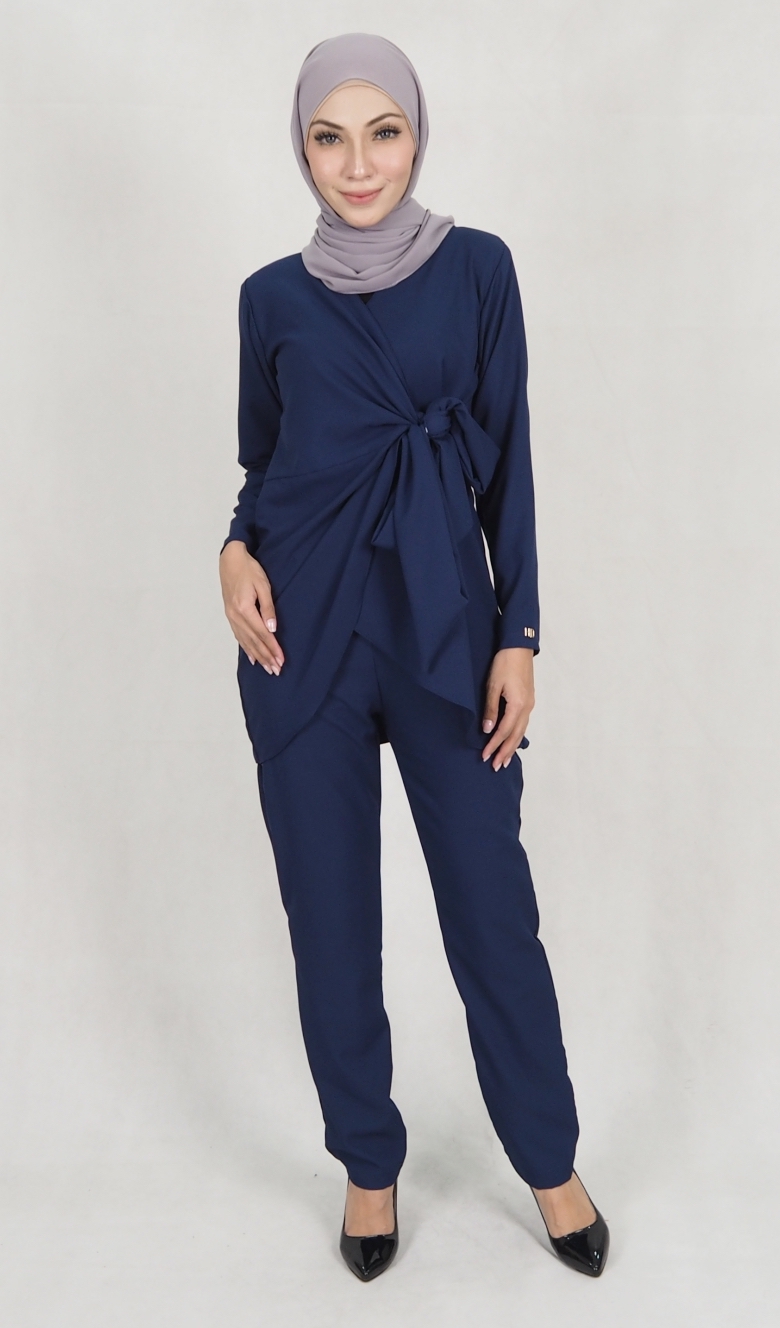 SW5157 Fashion Top & Pant Set Navy