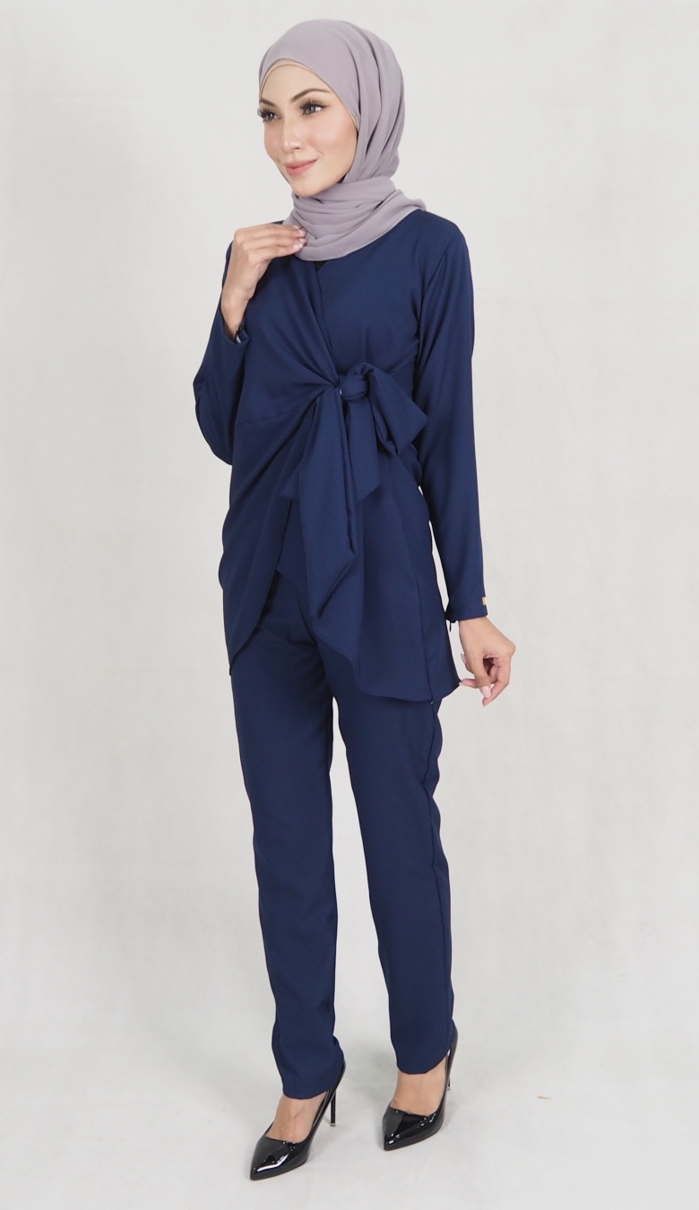 SW5157 Fashion Top & Pant Set Navy
