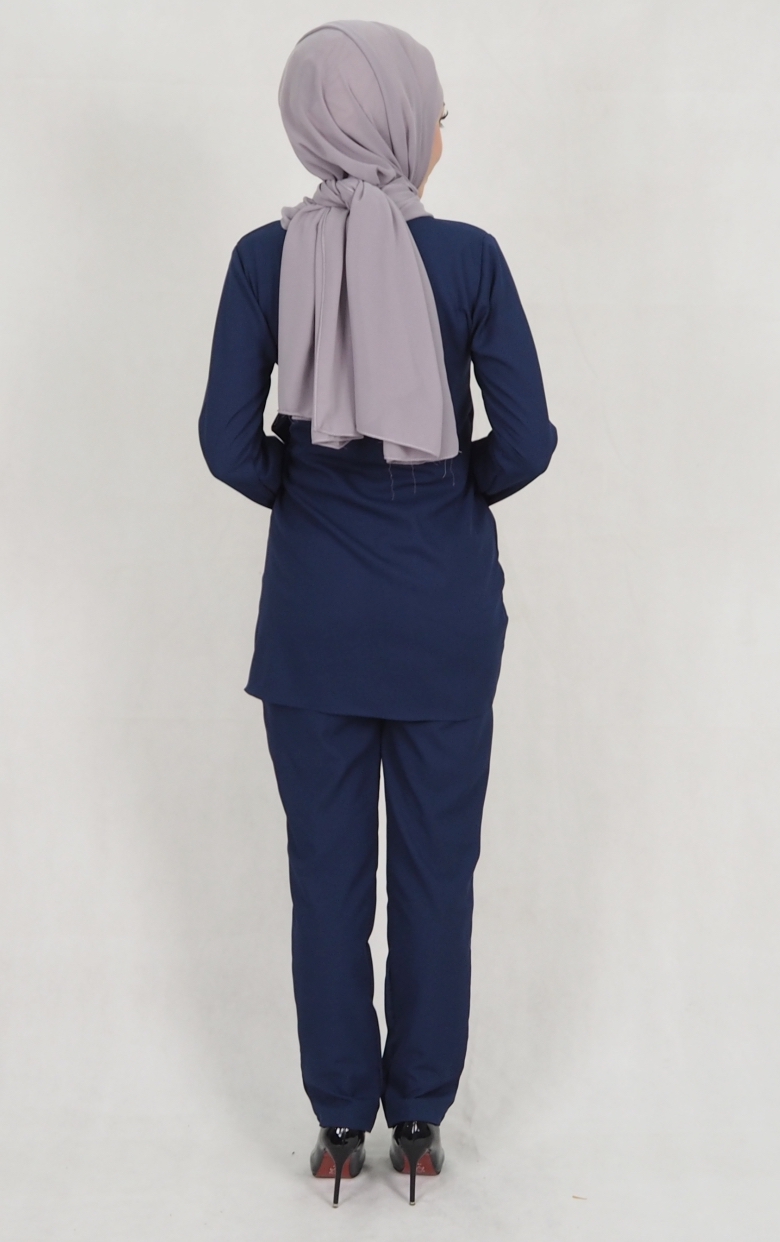SW5157 Fashion Top & Pant Set Navy