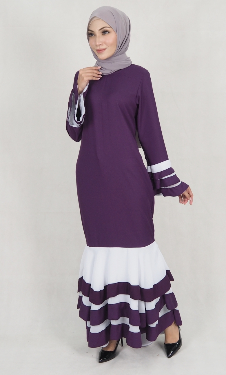 SW5160 Fashion Jubah Purple