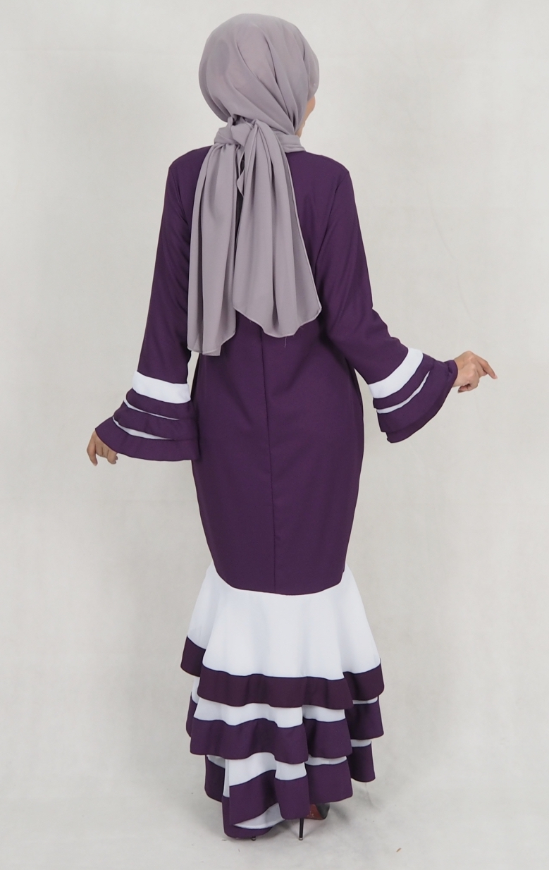 SW5160 Fashion Jubah Purple