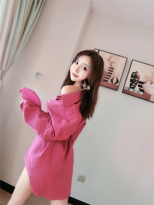ZL753 Lovely Dress Pink