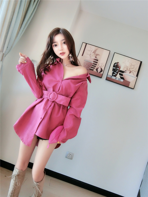 ZL753 Lovely Dress Pink