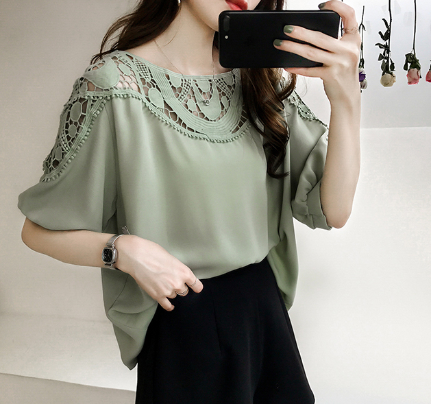 ZL757 Charming Blouse Green